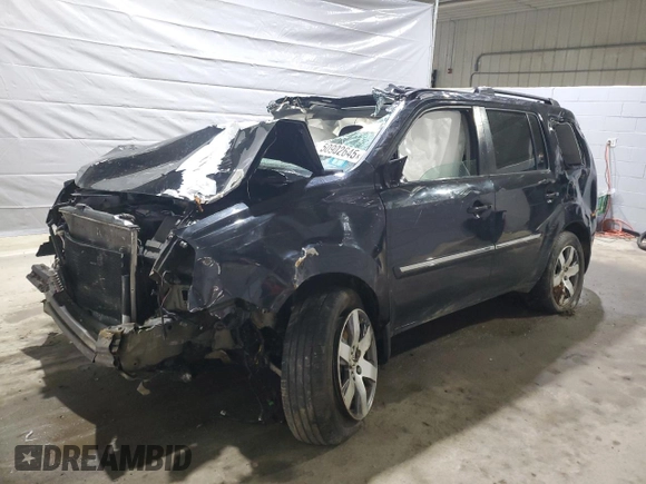 2015 Honda Pilot Touring with VIN 5FNYF4H99FB050269, listed as a Copart auction lot 50902645 with Not Provided miles and Salvage Title. Bid and sale history available at DreamBid. Image 1.
