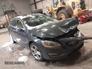2015 Volvo V60 T5 Drive-E Platinum with VIN YV126MED8F1212989, listed as a IAAI auction lot 41694405 with 159,243 mi miles and . Bid and sale history available at DreamBid. Image 1.
