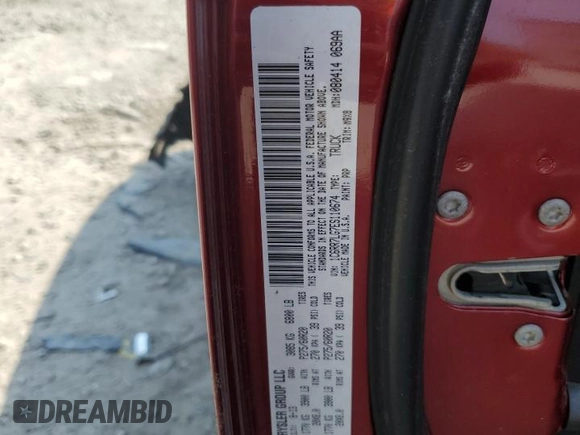 2014 Ram 1500 Big Horn z VIN 1C6RR7LG7ES110674, wystawiony jako Copart lot #57246475 z przebiegiem Nie podano mil oraz Nie do naprawy • Non repairable. Historia ofert i sprzedaży dostępna na DreamBid. Obrazek 12.