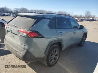 2023 Toyota RAV4 Hybrid XLE Premium with VIN 4T3B6RFV2PU133797, listed as a Copart auction lot 89367465 with 27,998 mi miles and Salvage Title. Bid and sale history available at carsss.com. Image 3.