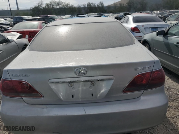 2006 Lexus ES 330 with VIN JTHBA30G965152213, listed as a Copart auction lot 46553735 with 0 mi miles and Salvage Title. Bid and sale history available at carsss.com. Image 6.