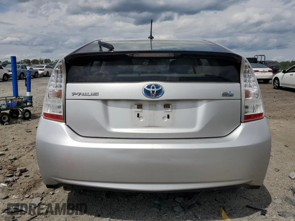 2010 Toyota Prius Four with VIN JTDKN3DU5A1094199, listed as a Copart auction lot 56294355 with 252,947 mi miles and Clean Title. Bid and sale history available at DreamBid. Image 6.