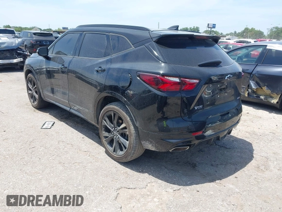 2019 Chevrolet Blazer RS z VIN 3GNKBERS6KS663807, wystawiony jako IAAI lot #42230602 z przebiegiem 67 408 mil mil oraz . Historia ofert i sprzedaży dostępna na DreamBid. Obrazek 3.