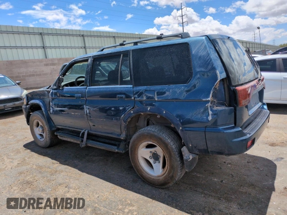 2001 Mitsubishi Montero ES z VIN JA4MT21H81P001568, wystawiony jako Copart lot #57666105 z przebiegiem 203 228 mil mil oraz Szkoda całkowita • Salvage title. Historia ofert i sprzedaży dostępna na DreamBid. Obrazek 2.