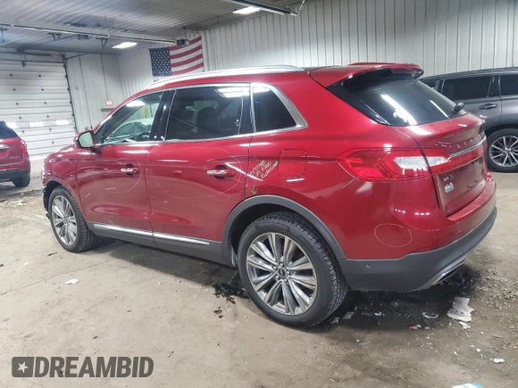 2016 Lincoln MKX Reserve with VIN 2LMTJ8LP1GBL37738, listed as a Copart auction lot 55733865 with 115,260 mi miles and Clean Title. Bid and sale history available at DreamBid. Image 2.