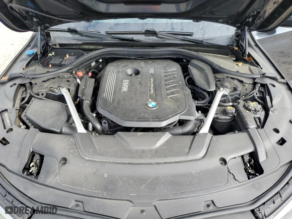 2019 BMW 7 Series 740i xDrive with VIN WBA7E4C53KGV28721, listed as a Copart auction lot 57747054 with 60,671 mi miles and Salvage Title. Bid and sale history available at carsss.com. Image 11.