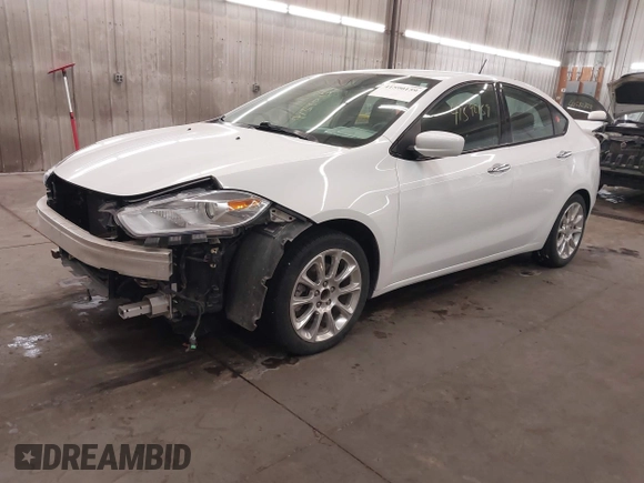 2016 Dodge Dart SXT Sport with VIN 1C3CDFFA7GD817770, listed as a IAAI auction lot 41590159 with 59,868 mi miles. Bid and sale history available at carsss.com. Image 2.