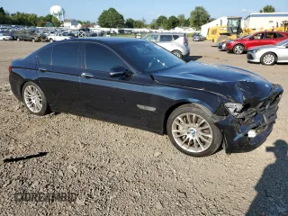 2015 BMW 7 Series 750i xDrive with VIN WBAYB6C55FD966172, listed as a Copart auction lot 68446414 with 57,441 mi miles and Salvage Title. Bid and sale history available at carsss.com. Image 4.