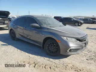2020 Honda Civic Sedan LX with VIN 2HGFC2F61LH505264, listed as a Copart auction lot 49534495 with 111,736 mi miles and Salvage Title. Bid and sale history available at carsss.com. Image 4.