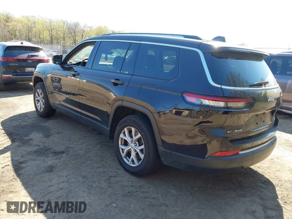 2022 Jeep Grand Cherokee Limited z VIN 1C4RJKBGXN8624536, wystawiony jako IAAI lot #41995179 z przebiegiem 34 830 mil mil oraz . Historia ofert i sprzedaży dostępna na DreamBid. Obrazek 3.