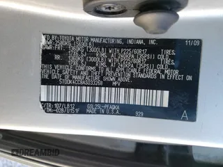 2010 Toyota Sienna XLE z VIN 5TDDK4CC8AS033268, wystawiony jako Copart lot #48503455 z przebiegiem 134 959 mil mil oraz Szkoda całkowita • Salvage title. Historia ofert i sprzedaży dostępna na DreamBid. Obrazek 15.