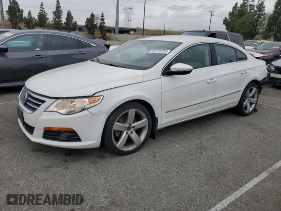 2012 Volkswagen CC Lux PZEV with VIN WVWHP7AN3CE502722, listed as a Copart auction lot 53119725 with 77,821 mi miles and Salvage Title. Bid and sale history available at carsss.com. Image 1.