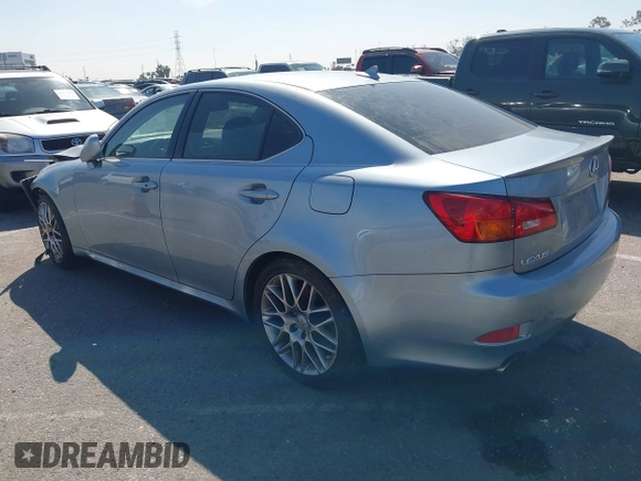 2008 Lexus IS 350 with VIN JTHBE262585020076, listed as a IAAI auction lot 41858756 with 98,045 mi miles and . Bid and sale history available at DreamBid. Image 3.