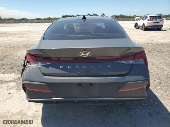 2024 Hyundai Elantra SEL with VIN KMHLM4DG7RU740355, listed as a Copart auction lot 49715225 with 10,161 mi miles and Non Repairable. Bid and sale history available at carsss.com. Image 6.