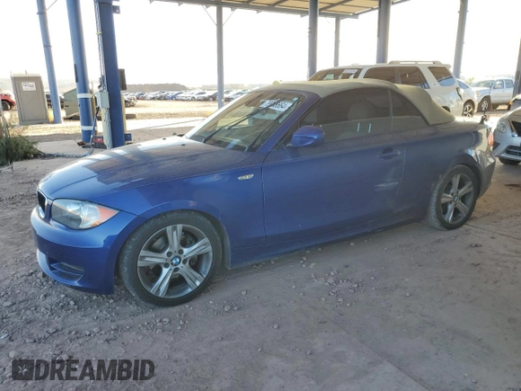 2010 BMW 1 Series 128i with VIN WBAUL7C50AVJ77979, listed as a Copart auction lot 79938664 with 53,740 mi miles and Salvage title. Bid and sale history available at DreamBid. Image 1.
