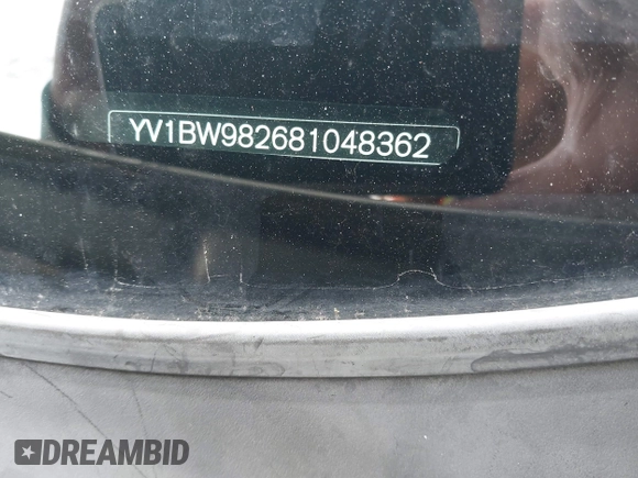 2008 Volvo V70 with VIN YV1BW982681048362, listed as a IAAI auction lot 41937692 with 233,469 mi miles and . Bid and sale history available at DreamBid. Image 9.