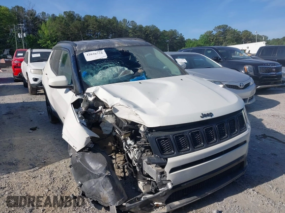 2021 Jeep Compass Altitude with VIN 3C4NJDBB2MT596181, listed as a IAAI auction lot 42026716 with 69,526 mi miles and . Bid and sale history available at DreamBid. Image 1.