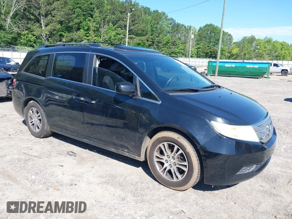 2011 Honda Odyssey EX-L with VIN 5FNRL5H67BB087064, listed as a IAAI auction lot 42326427 with 177,795 mi miles and . Bid and sale history available at DreamBid. Image 1.