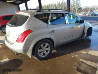 2006 Nissan Murano SL with VIN JN8AZ08W86W513364, listed as a IAAI auction lot 41862202 with 168,454 mi miles. Bid and sale history available at carsss.com. Image 4.