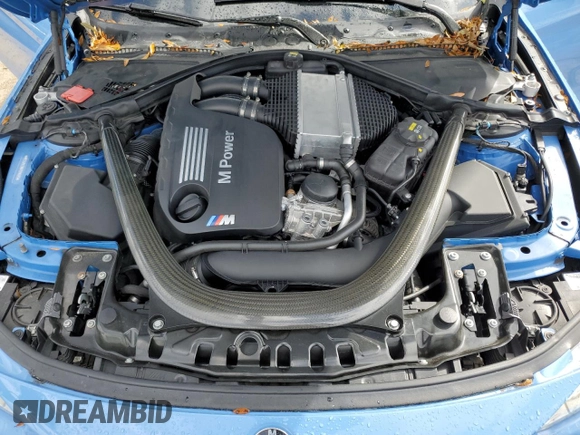2016 BMW M4 with VIN WBS3U9C5XGP970025, listed as a Copart auction lot 46482935 with 0 mi miles and Non Repairable. Bid and sale history available at carsss.com. Image 11.