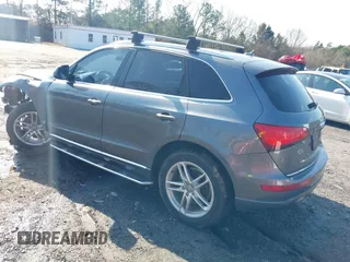 2017 Audi Q5 Premium with VIN WA1C2AFP6HA096704, listed as a IAAI auction lot 41538928 with 57,743 mi miles. Bid and sale history available at carsss.com. Image 3.