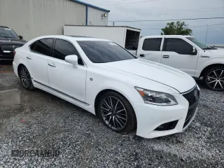 2016 Lexus LS 460 with VIN JTHBL5EF9G5141462, listed as a Copart auction lot 59148345 with 121,060 mi miles and Salvage title. Bid and sale history available at DreamBid. Image 4.