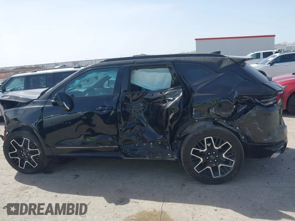 2023 Chevrolet Blazer RS with VIN 3GNKBERS7PS102720, listed as a IAAI auction lot 41753235 with 55,024 mi miles and . Bid and sale history available at DreamBid. Image 15.