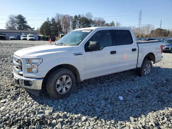 2017 Ford F-150 XL with VIN 1FTEW1CF7HFB11695, listed as a Copart auction lot 45358725 with 113,205 mi miles and Salvage Title. Bid and sale history available at carsss.com. Image 1.