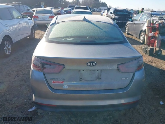 2014 Kia Optima Hybrid LX with VIN KNAGM4AD1E5072165, listed as a IAAI auction lot 41340575 with NaN miles. Bid and sale history available at carsss.com. Image 16.