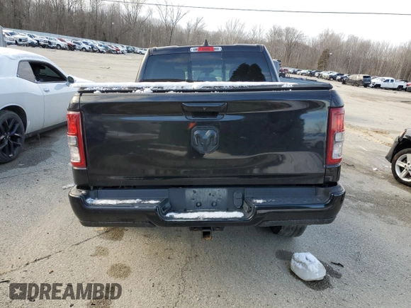 2019 Ram 1500 Big Horn/Lone Star with VIN 1C6RRFFG2KN908449, listed as a Copart auction lot 45495695 with 123,866 mi miles and Salvage Title. Bid and sale history available at carsss.com. Image 6.