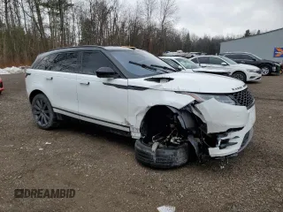 2019 Land Rover Range Rover Velar R-Dynamic HSE with VIN SALYM2FX0KA222812, listed as a Copart auction lot 83140394 with 115,447 mi miles and Salvage Title. Bid and sale history available at carsss.com. Image 4.