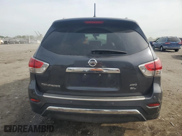 2014 Nissan Pathfinder SL with VIN 5N1AR2MM1EC723859, listed as a Copart auction lot 54532805 with 103,247 mi miles and Salvage Title. Bid and sale history available at carsss.com. Image 6.