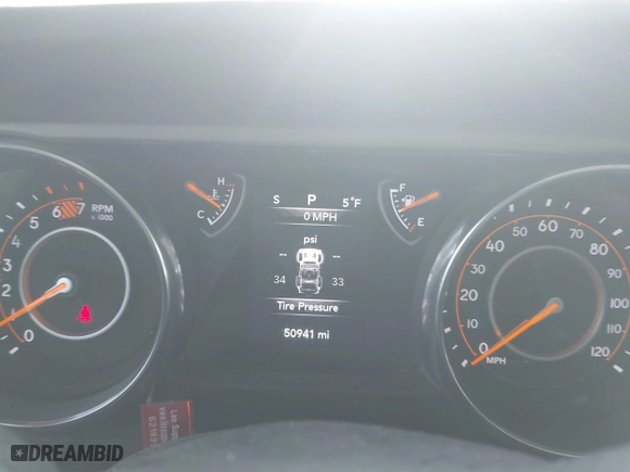 2018 Jeep Wrangler Unlimited Sport S with VIN 1C4HJXDNXJW265764, listed as a IAAI auction lot 41359018 with 50,941 mi miles. Bid and sale history available at carsss.com. Image 7.
