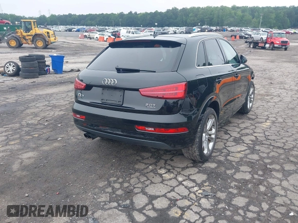 2017 Audi Q3 Premium Plus with VIN WA1JCCFS9HR010792, listed as a IAAI auction lot 42370894 with 99,034 mi miles and . Bid and sale history available at DreamBid. Image 4.