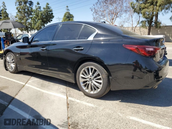 2019 Infiniti Q50 Luxe с VIN JN1EV7AP9KM541235, выставлен на аукционе Copart как лот 52460525 с пробегом 48 183 миль миль и Списание • Salvage title. История ставок и продаж доступна на DreamBid. Изображение 2.