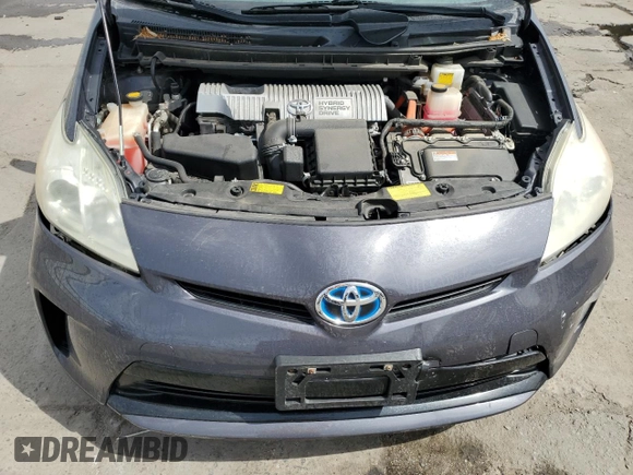 2013 Toyota Prius One with VIN JTDKN3DU9D1644847, listed as a Copart auction lot 52361185 with 129,297 mi miles and Salvage Title. Bid and sale history available at carsss.com. Image 11.
