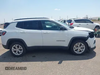 2024 Jeep Compass Latitude with VIN 3C4NJDBN2RT138917, listed as a IAAI auction lot 42761232 with 34,502 mi miles and . Bid and sale history available at DreamBid. Image 14.