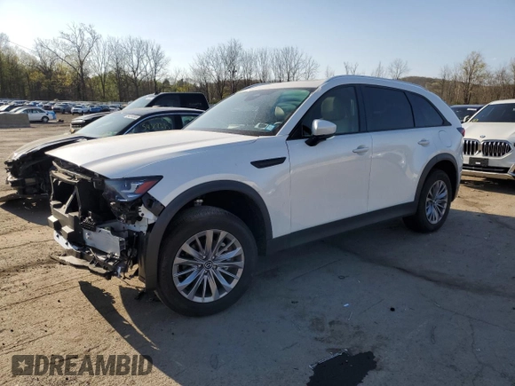 2024 Mazda CX-90 Preferred with VIN JM3KKBHD3R1175038, listed as a Copart auction lot 53909625 with 7,140 mi miles and Salvage title. Bid and sale history available at DreamBid. Image 1.