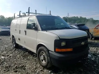 2017 Chevrolet Express Cargo z VIN 1GCWGAFF8H1111733, wystawiony jako Copart lot #55809425 z przebiegiem 99 328 mil mil oraz Szkoda całkowita • Salvage title. Historia ofert i sprzedaży dostępna na DreamBid. Obrazek 14.