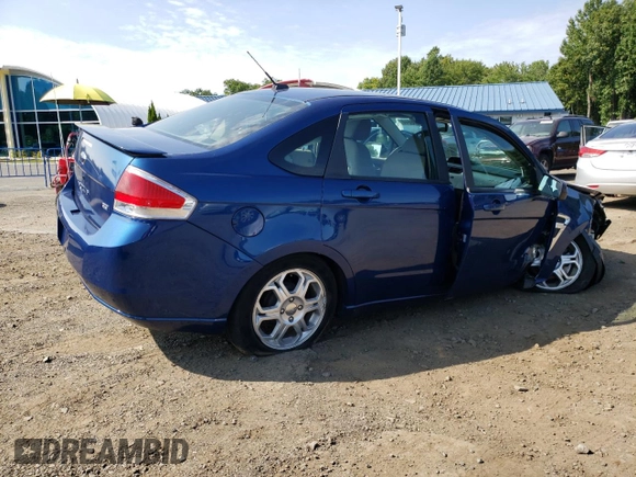 2008 Ford Focus SE with VIN 1FAHP35N68W189448, listed as a Copart auction lot 69706044 with 60,721 mi miles and Salvage Title. Bid and sale history available at carsss.com. Image 3.
