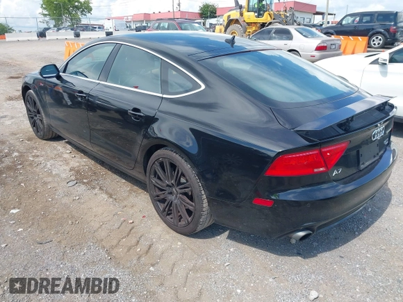 2012 Audi A7 Premium Plus with VIN WAUYGAFC0CN087604, listed as a IAAI auction lot 42747927 with 155,662 mi miles and . Bid and sale history available at DreamBid. Image 3.