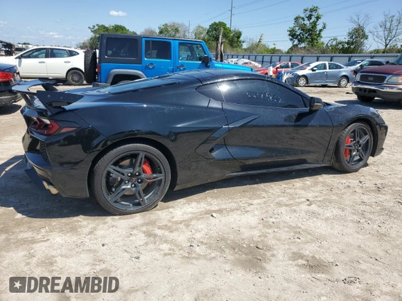 2023 Chevrolet Corvette 2LT with VIN 1G1YB2D44P5133050, listed as a Copart auction lot 48822614 with 4,813 mi miles. Bid and sale history available at carsss.com. Image 3.