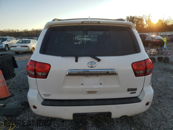 2014 Toyota Sequoia Ltd with VIN 5TDJW5G11ES101762, listed as a Copart auction lot 84400344 with 231,199 mi miles and Salvage Title. Bid and sale history available at carsss.com. Image 6.