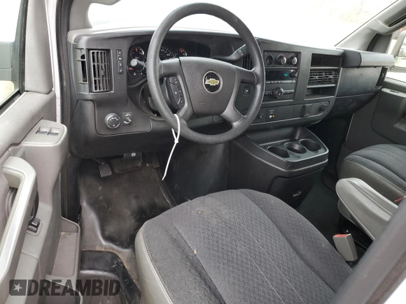 2018 Chevrolet Express Cargo Van with VIN 1GCWGAFG9J1906904, listed as a Copart auction lot 47109625 with 146,396 mi miles and Clean Title. Bid and sale history available at carsss.com. Image 8.