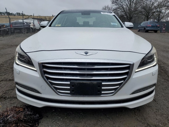 2016 Hyundai Genesis 3.8L with VIN KMHGN4JE5GU137919, listed as a Copart auction lot 49777735 with 51,643 mi miles and Salvage Title. Bid and sale history available at carsss.com. Image 5.