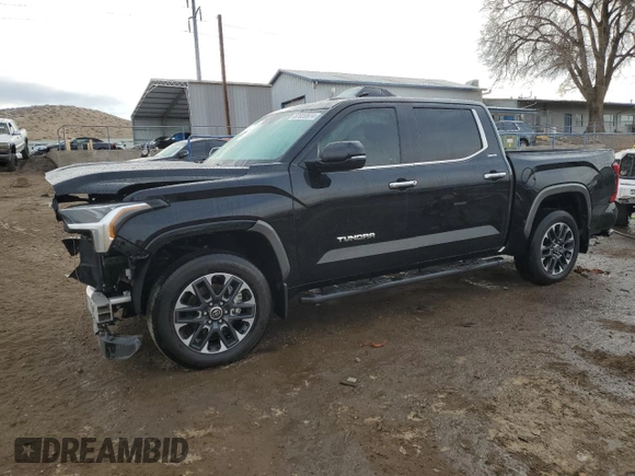 2024 Toyota Tundra Limited z VIN 5TFJA5DB3RX171081, wystawiony jako Copart lot #87020974 z przebiegiem Nie podano mil oraz Szkoda całkowita • Salvage title. Historia ofert i sprzedaży dostępna na DreamBid. Obrazek 1.