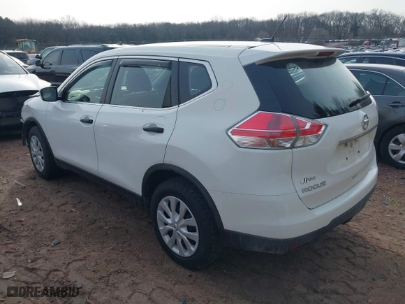 2016 Nissan Rogue S with VIN KNMAT2MV1GP669392, listed as a IAAI auction lot 41698418 with 165,288 mi miles. Bid and sale history available at carsss.com. Image 3.