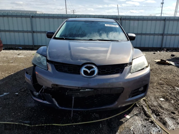 2007 Mazda CX-7 Sport z VIN JM3ER293170152360, wystawiony jako Copart lot #51452755 z przebiegiem 180 481 mil mil oraz Szkoda całkowita • Salvage title. Historia ofert i sprzedaży dostępna na DreamBid. Obrazek 5.