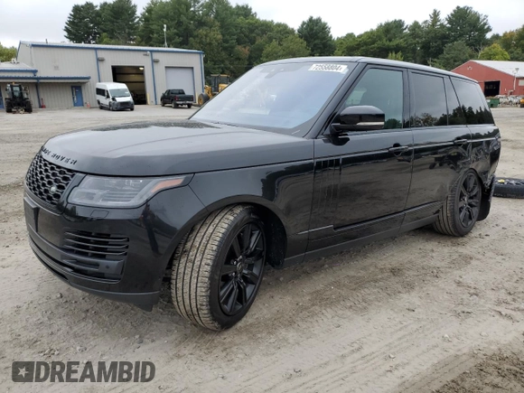 2022 Land Rover Range Rover Westminster with VIN SALGS2RUXNA459525, listed as a Copart auction lot 72558804 with 55,875 mi miles and Salvage title. Bid and sale history available at DreamBid. Image 1.