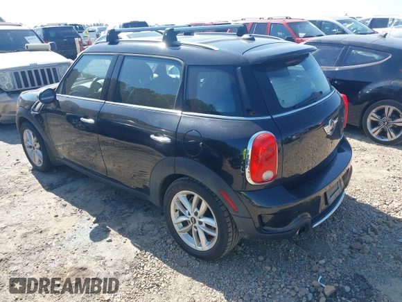 2013 MINI Countryman S ALL4 with VIN WMWZC5C51DWP30972, listed as a IAAI auction lot 40574307 with 153,570 mi miles and . Bid and sale history available at DreamBid. Image 3.